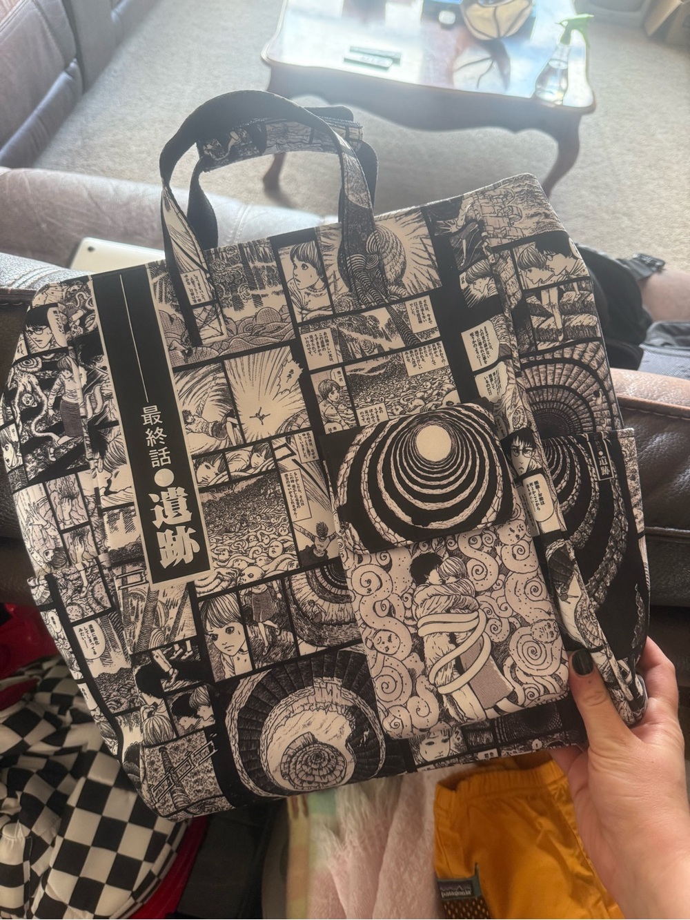 BlackMilk Junji Ito Completion Comic Art Satchel Bag - Picture 4 of 7